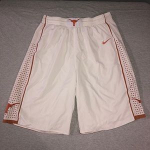 (2) NIKE Longhorn Authentic Basketball Shorts